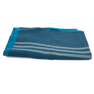 Romanian Wool Blanket Blue | Used [10 Blankets/Unit]